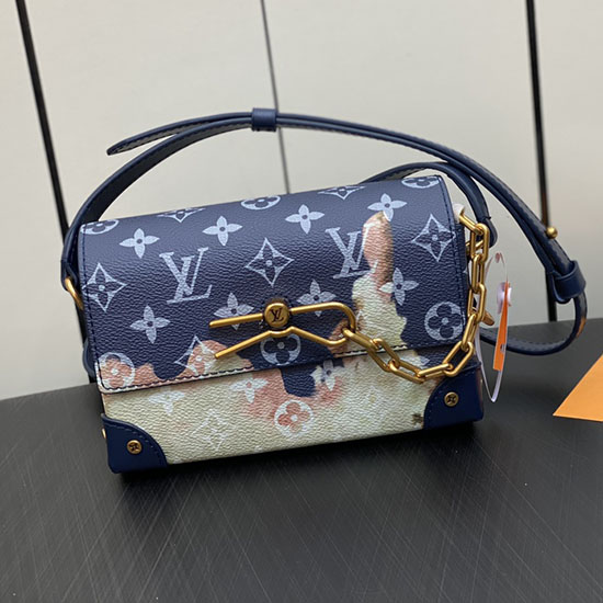 Louis Vuitton Steamer φορετό πορτοφόλι μπλε M82534