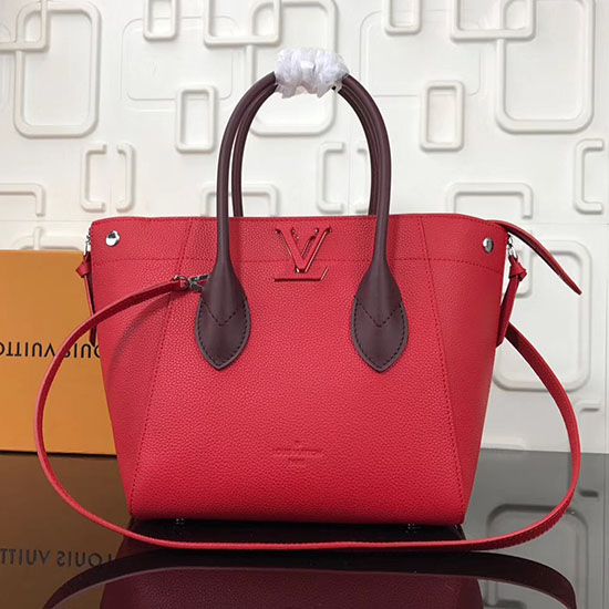 Louis Vuitton δέρμα μοσχαριού ελευθερία κόκκινο M54843