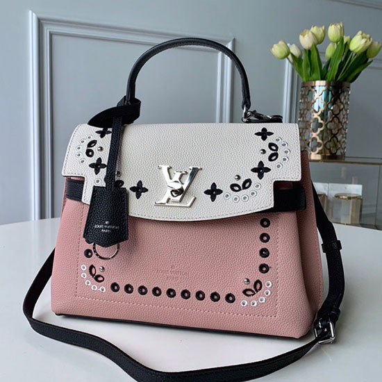 Louis Vuitton μαλακό δέρμα μοσχαριού Lockme Ever Bb Pink M53952