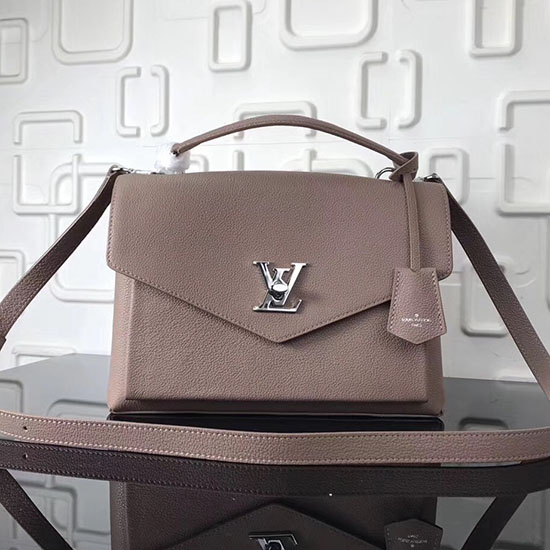 Louis Vuitton μαλακό δέρμα μοσχαριού My Lockme Taupe Glace M54878