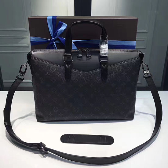 Louis Vuitton μονόγραμμα έκλειψη καμβάς χαρτοφύλακας εξερευνητής M40566