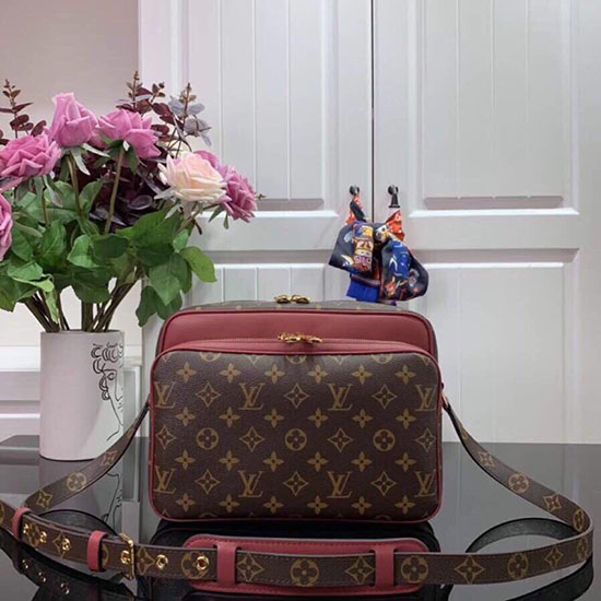 Louis Vuitton μονόγραμμα καμβάς Nil Slim μπορντό M51478