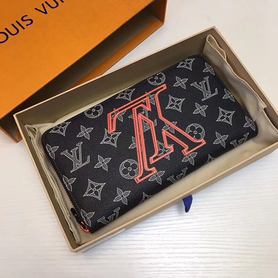 Louis Vuitton μονόγραμμα μελάνι καμβάς Zippy Organizer M62931