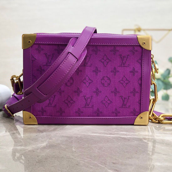 Louis Vuitton τζιν μαλακό μπαούλο μωβ M44723