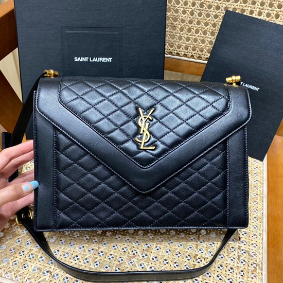 Saint Laurent Gaby τσάντα μαύρο 668863