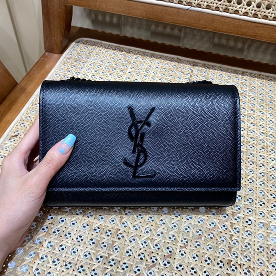 Saint Laurent Kate μικρή τσάντα μαύρη 469390