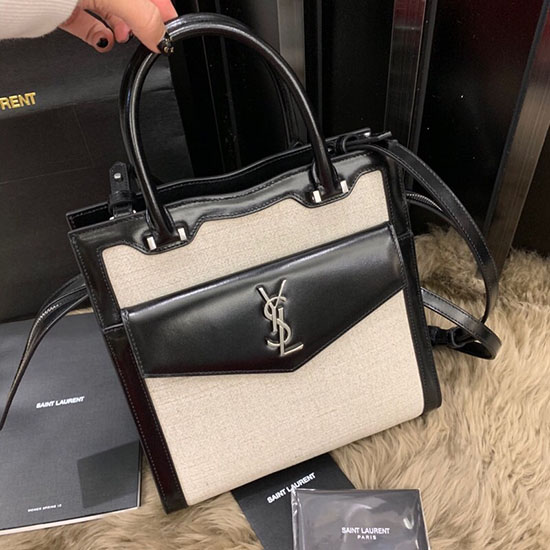 Saint Laurent καμβάς επάνω στην πόλη μικρό Tote 561203