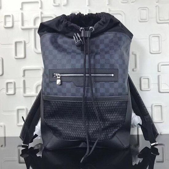 Σακίδιο πλάτης σπίρτο από καμβά γραφίτη Louis Vuitton Damier N40018