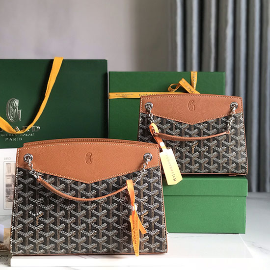 Τσάντα κατασκευής Goyard Rouette G020234 καφέ