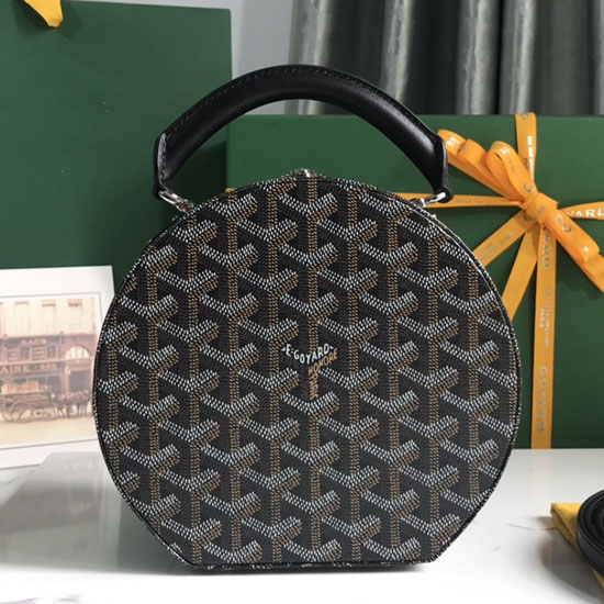 Τσάντα μπαούλο Goyard Alto Hatbox G11840 μαύρη