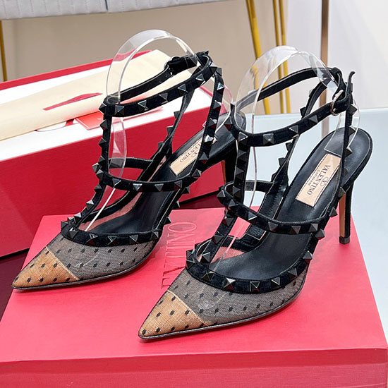 αντλία με λουράκι αστραγάλου Valentino Rockstud Snv071706