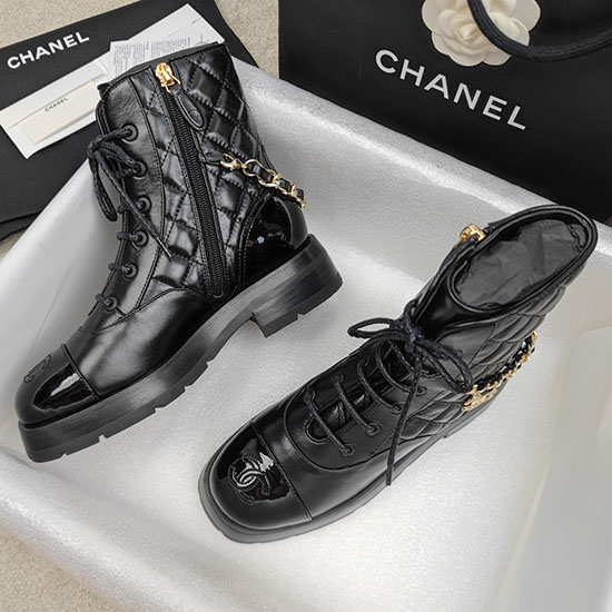 δερμάτινες μπότες Chanel Snc090818