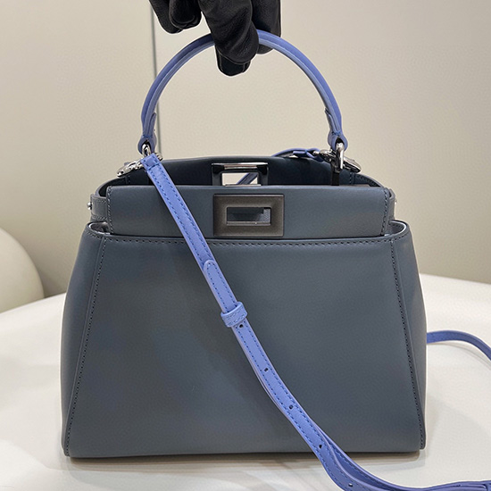 δερμάτινη Mini Peekaboo τσάντα Fendi Nappa F25904