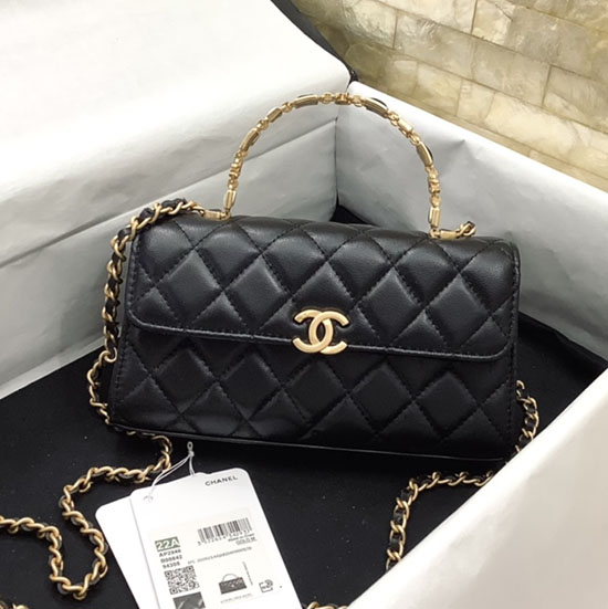 θήκη τηλεφώνου Chanel Flap με αλυσίδα Ap2946