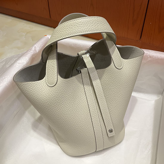 κλειδαριά Hermes Picotin 22 Tote Bag Craie Hp04201