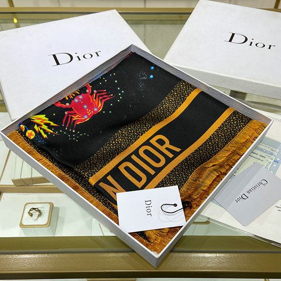 μεταξωτό κασκόλ Dior Ds2304