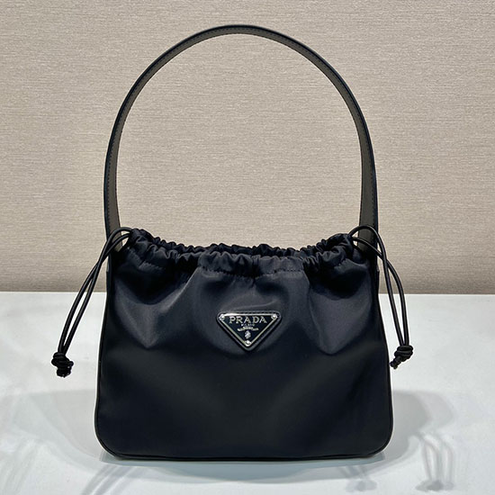 μικρή Prada νάιλον Tote μαύρη B6249