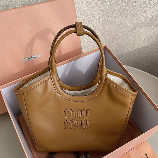 μικρή καμήλα Miu Miu Tote F0120