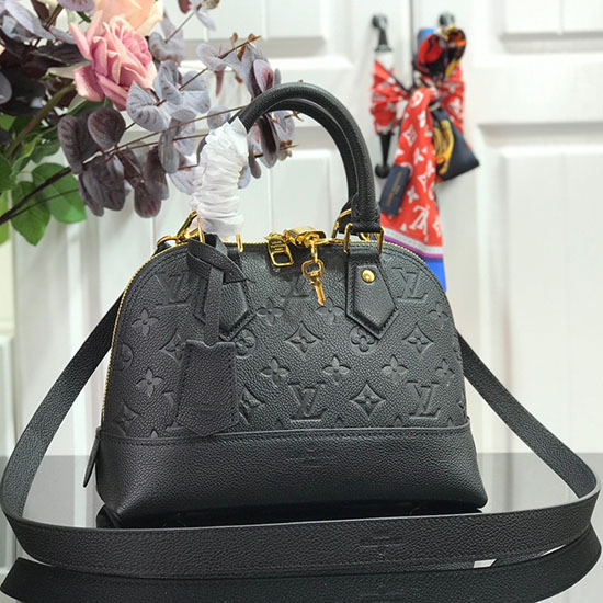 μονόγραμμα Louis Vuitton Empreinte Neo Alma Bb μαύρο M44829