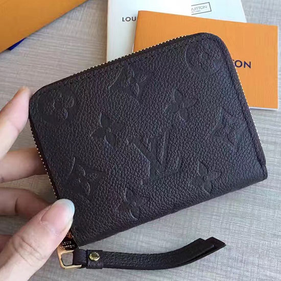 μονόγραμμα Louis Vuitton Empreinte Zippy Coin πορτοφόλι Noir M60067