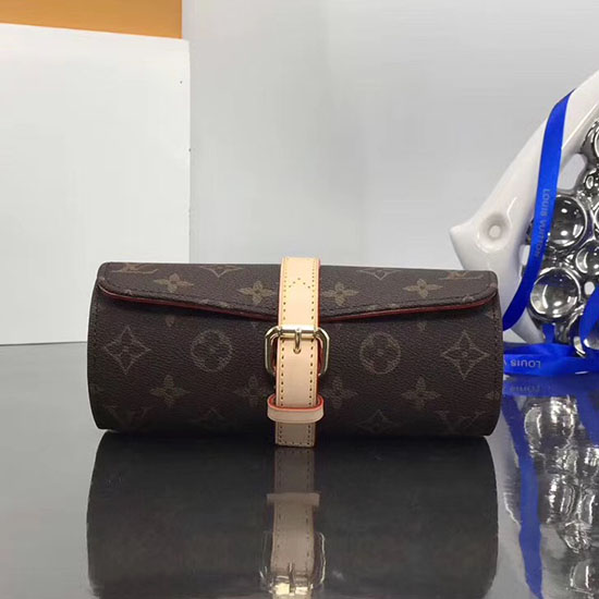 μονόγραμμα Louis Vuitton καμβάς 3 θήκη ρολογιού M47530