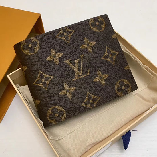 μονόγραμμα Louis Vuitton καμβάς Amerigo πορτοφόλι M60053