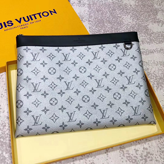 μονόγραμμα Louis Vuitton καμβάς Pochette Apollo ασημί M62291