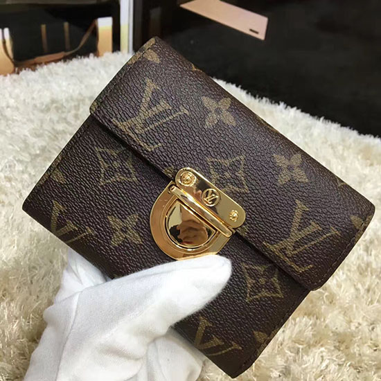 μονόγραμμα Louis Vuitton καμβάς Porte Feuille κοάλα πορτοφόλι M58013