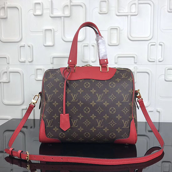 μονόγραμμα Louis Vuitton καμβάς Retiro κόκκινο M50058