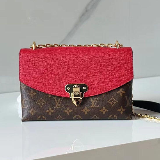 μονόγραμμα Louis Vuitton καμβάς Saint Placide κόκκινο M43584