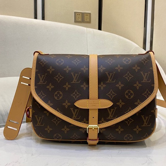 μονόγραμμα Louis Vuitton καμβάς Saumur Mm M40710