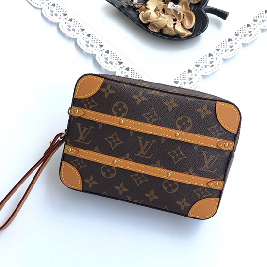 μονόγραμμα Louis Vuitton πάνινη τσάντα Clutch M44355