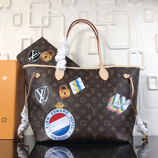 μονόγραμμα καμβάς Louis Vuitton Neverfull M40995