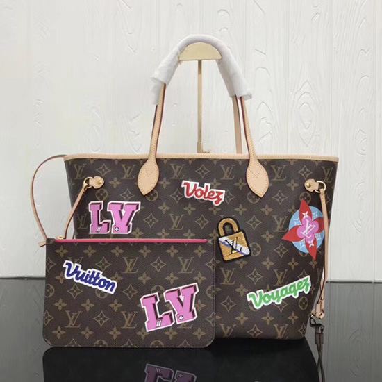 μονόγραμμα καμβάς Louis Vuitton Neverfull Mm M43988