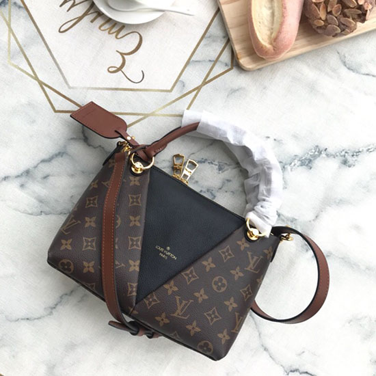 μονόγραμμα καμβάς Louis Vuitton V Tote Bb μαύρο M43976