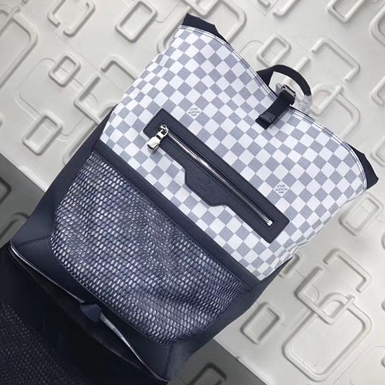 σακίδιο πλάτης σπίρτο από καμβά Louis Vuitton Damier Azur N40018