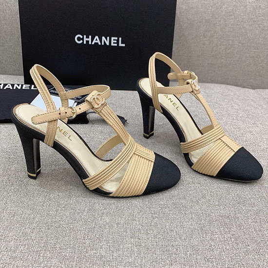 σανδάλια Chanel μπεζ Cs03185