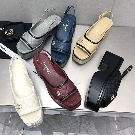 σανδάλια πλατφόρμα Chanel Snc063009