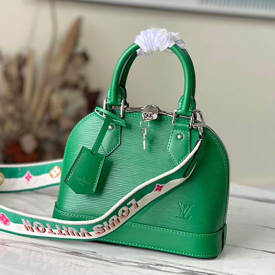 τσάντα Louis Vuitton Alma Bb Green M59358