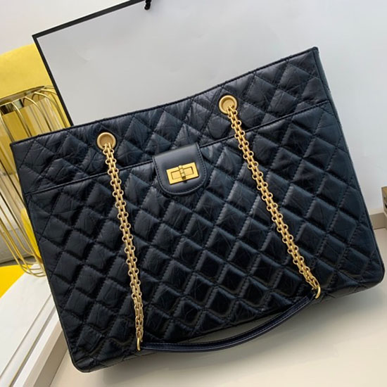 Chanel Calfskin Shoulder Bag Black AS6611