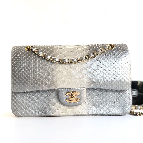 Chanel Snake Leather Shoulder Bag CF03113