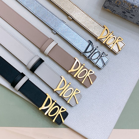 Dior 30mm Leather Belt DB051002