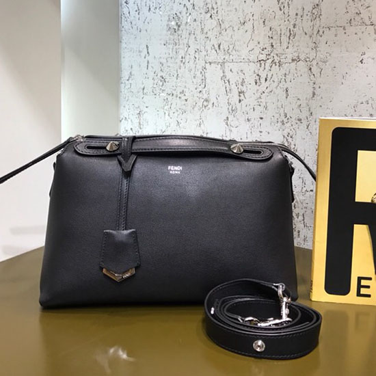 Fendi By The Way Regular Boston Bag Black F81491