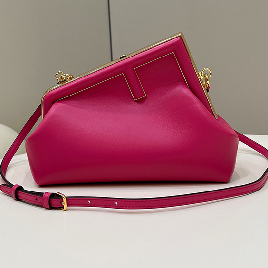 Fendi First small leather bag Rose F80018