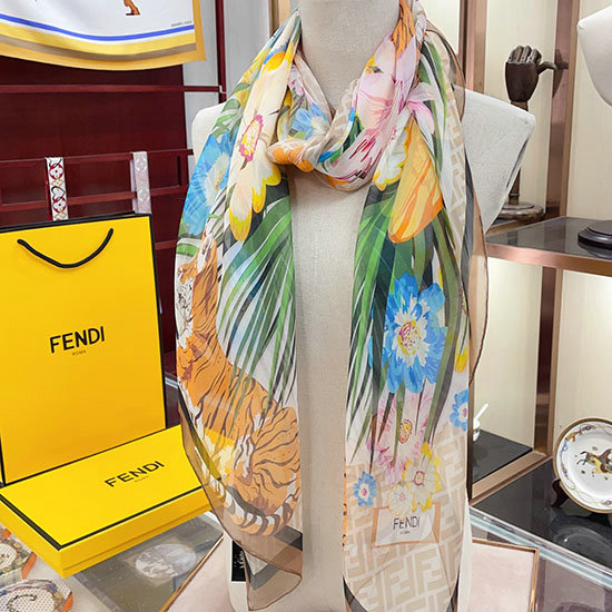 Fendi Silk Scarf FS2302