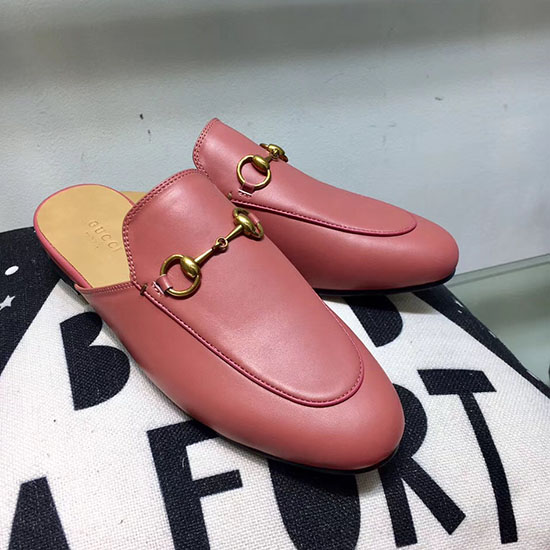 Gucci Princetown Leather Slipper Nude 401187