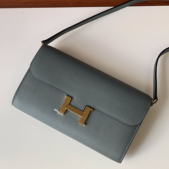 Hermes Constance Long To Go Wallet Vert Amande HCG201