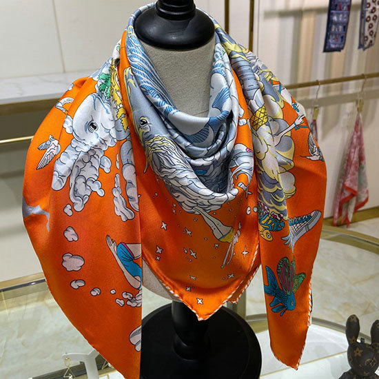 Hermes Silk Scarf HS2319