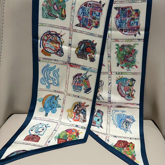 Hermes Silk Scarf HS2325