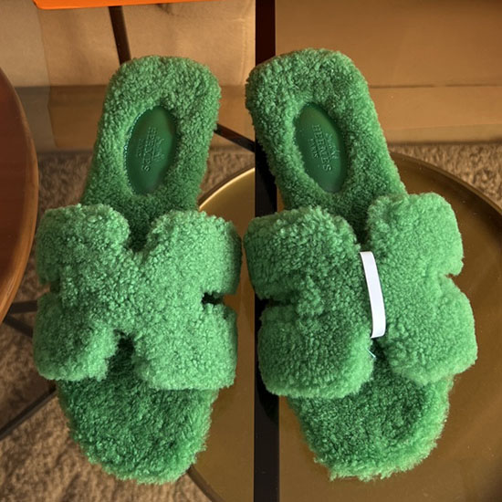 Hermes Wool Slippers SJH091301